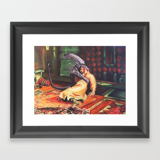 Alien the Terrible Framed Art Print