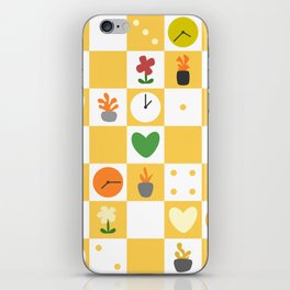Color object checkerboard collection 4 iPhone Skin