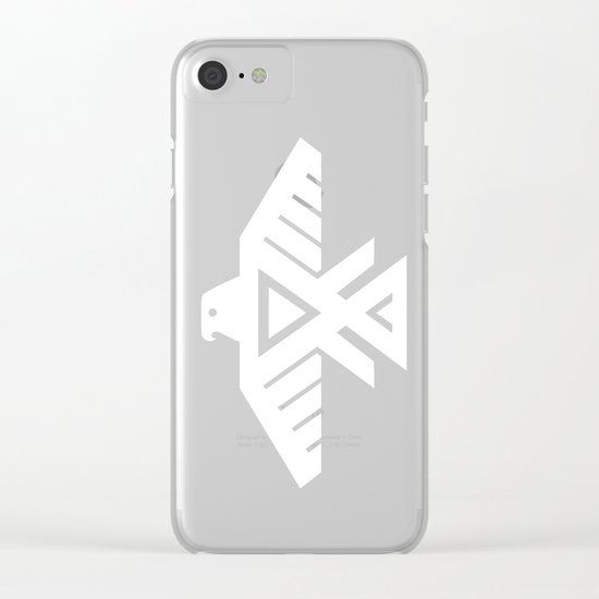 Thunderbird flag - Inverse edition version Clear iPhone Case