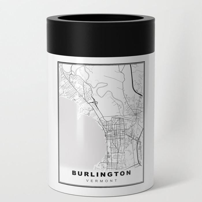 Burlington Map Can Cooler