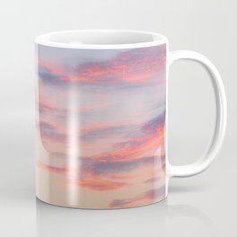 Sunset Burning Clouds Sky Coffee Mug