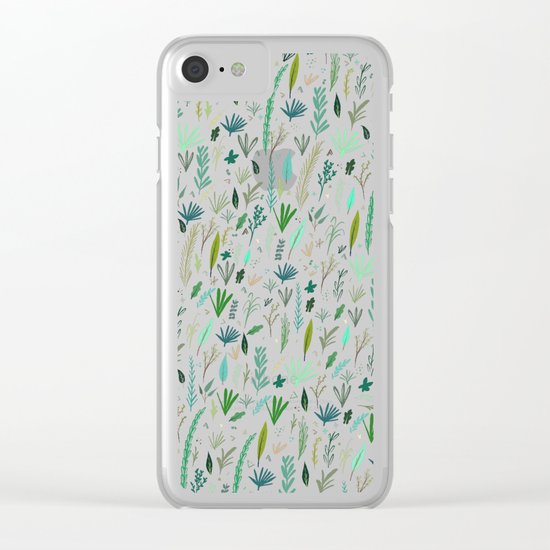 Jungle Daze Clear iPhone Case