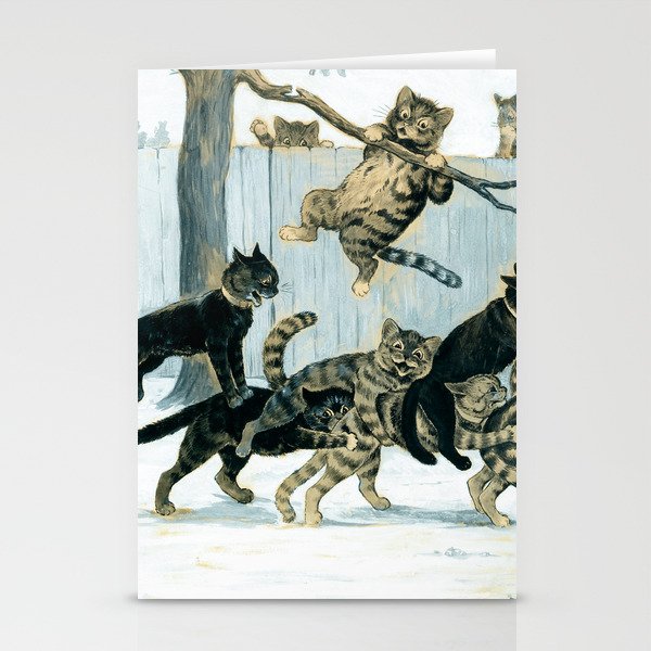 Cats at Play by Louis Wain Stationery Cards