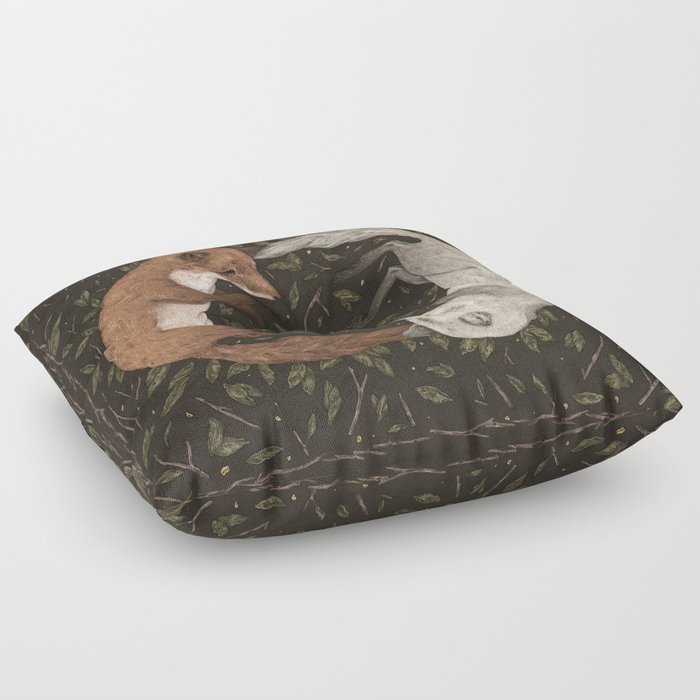 Foxes Floor Pillow