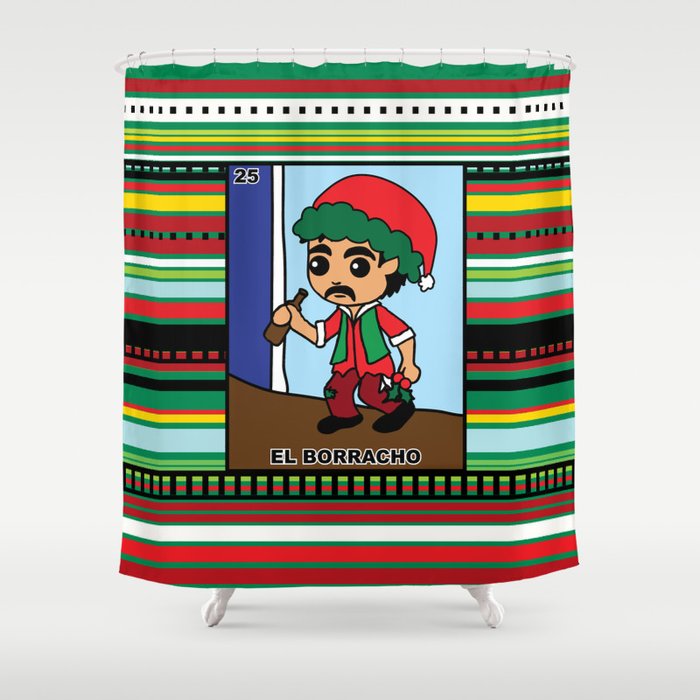 Christmas Loteria El Borracho Shower Curtain By Studiolongoria Society6 Remember there is only a signal during the broadcast of each draw, so the rest of the time the player will not show any images. christmas loteria el borracho shower curtain by studiolongoria