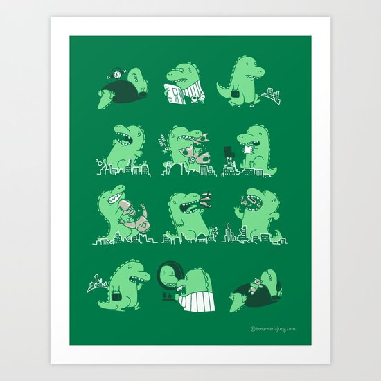 A Day in the Life Art Print