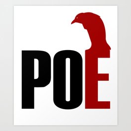 Poe Art Print