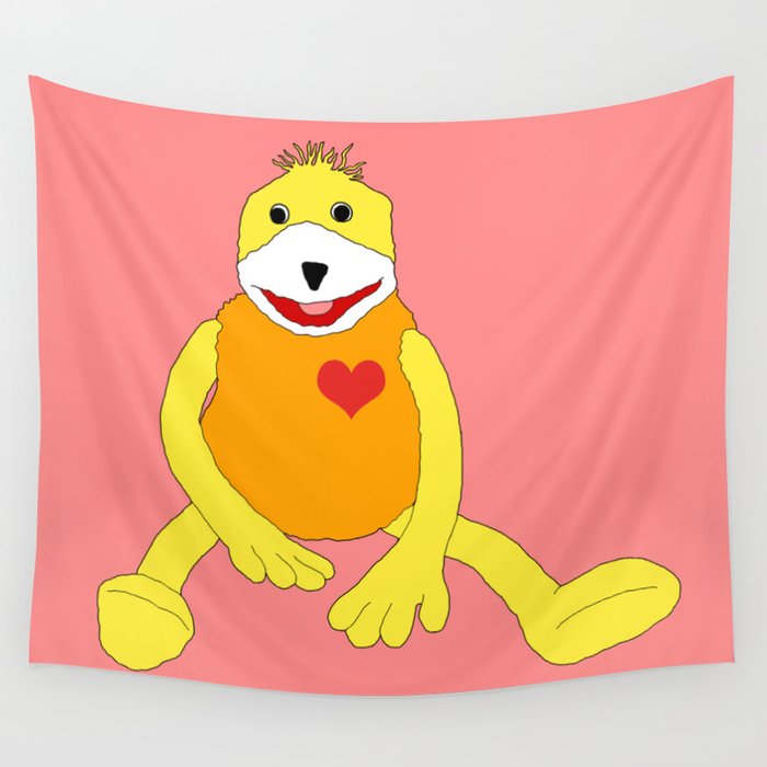 Sweet Hello from Flat E Wall Tapestry