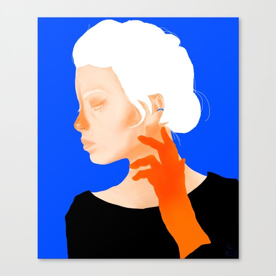 lady Canvas Print