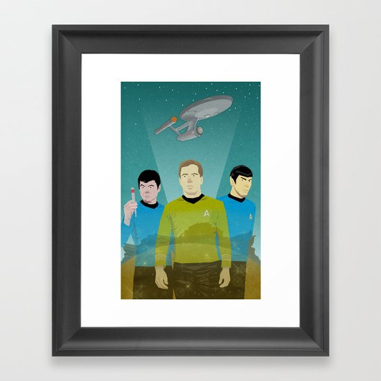 The Enterprise Trio Framed Art Print