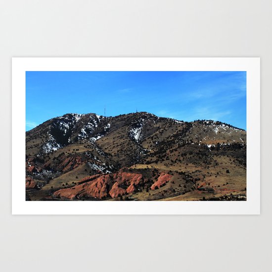 The Rockies Art Print