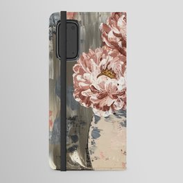 Dusty Peonies Android Wallet Case