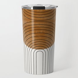 Abstract Flow / Recessed Framed  Travel Mug