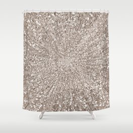Glitz Supernova Champagne Shower Curtain
