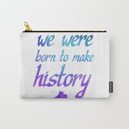 Born To Make History Carry-All Pouch | Yurio, Viktor, Makehistory, Digital, Watercolor, Typography, Borntomakehistory, Graphicdesign, Historymakers, Yuri 