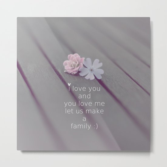 Love Metal Print