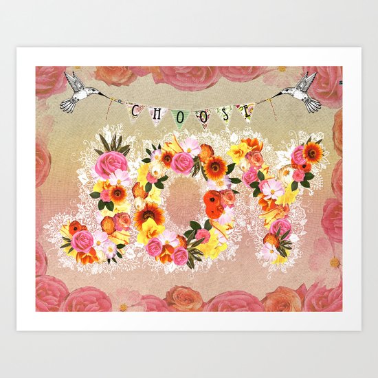 Choose Joy Art Print