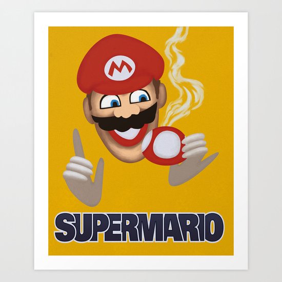 MORVAN SPIRIT - Super Mario Art Print