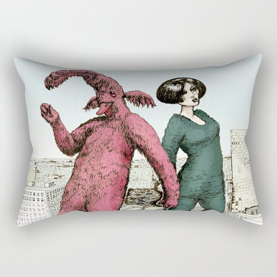 Dancing on the roof Rectangular Pillow