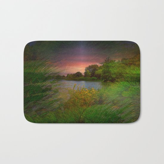 Sunset On The Lagoon Bath Mat