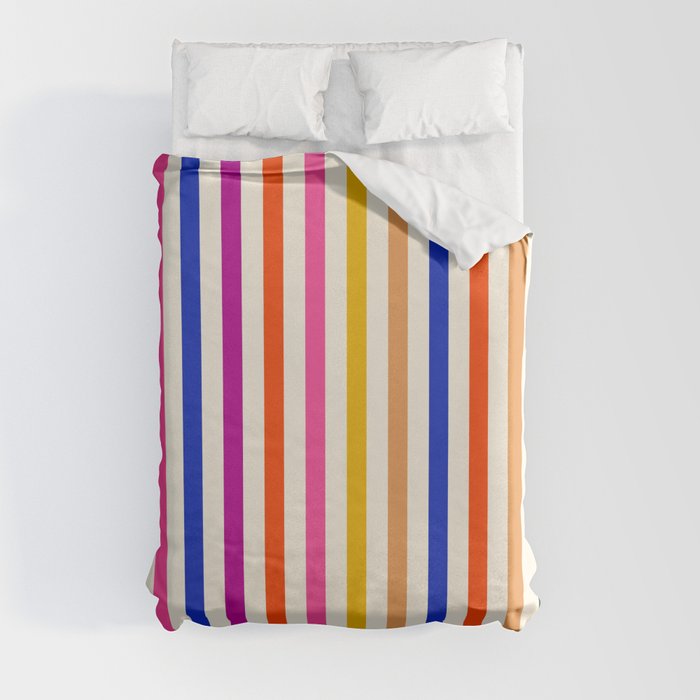 Bold Stripes Pattern Duvet Cover