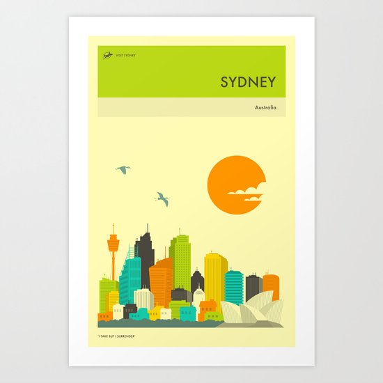 SYDNEY Art Print