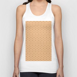 Hand drawn abstract winter snowflakes pattern Unisex Tank Top