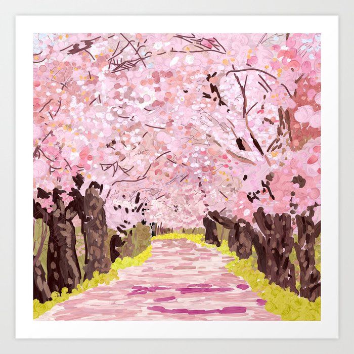 japanese cherry blossom drawings