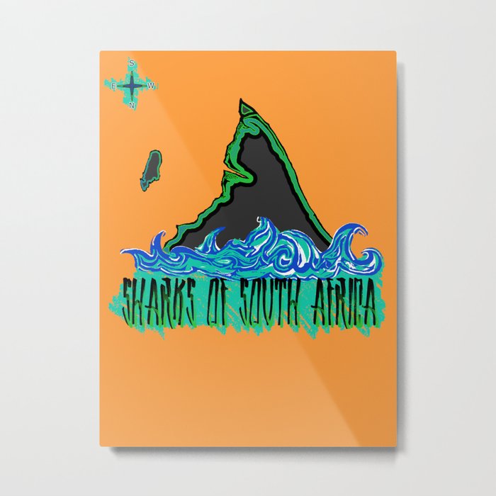 Sharks Of South Africa Metal Print