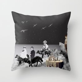 Wolf Pact Throw Pillow