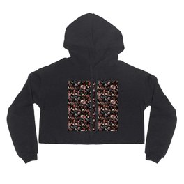 Midnight Bloom Outlined Hoody