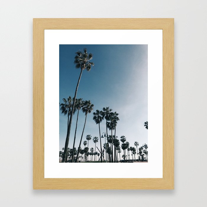 Palm Trees in Los Angeles 2 Framed Art Print
