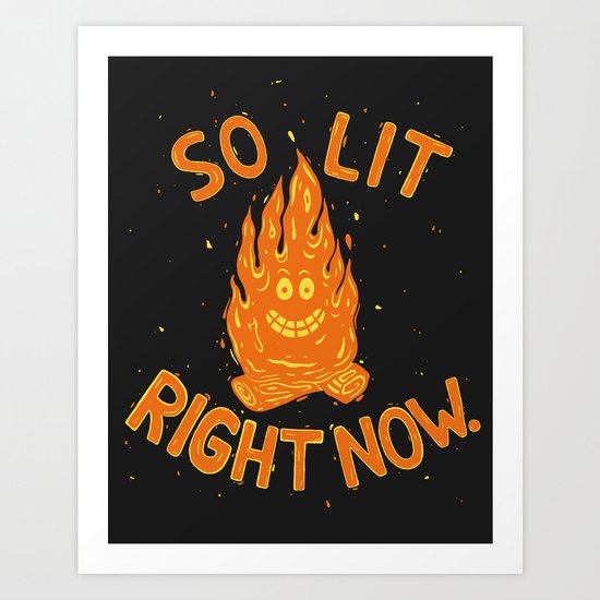 F/RED UP! Art Print