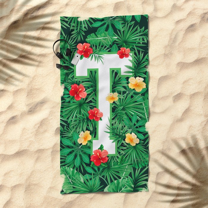 Initial new arrivals beach towels