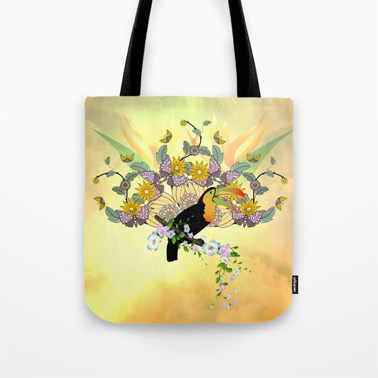 Funny toucan Tote Bag