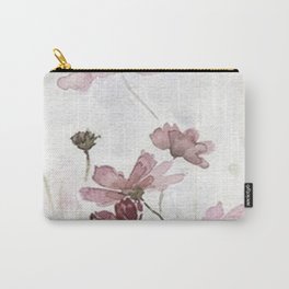 FLOWERS PAINTING-VINTAGE Carry-All Pouch | Painting, Palecolor, Bestgift, Beautiful, Ink, Flowers, Awesome, Palepetals, Vintage, Street Art 