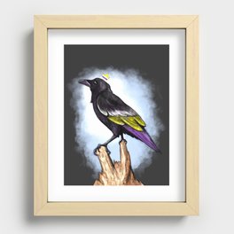 Nonbinary Crow Recessed Framed Print