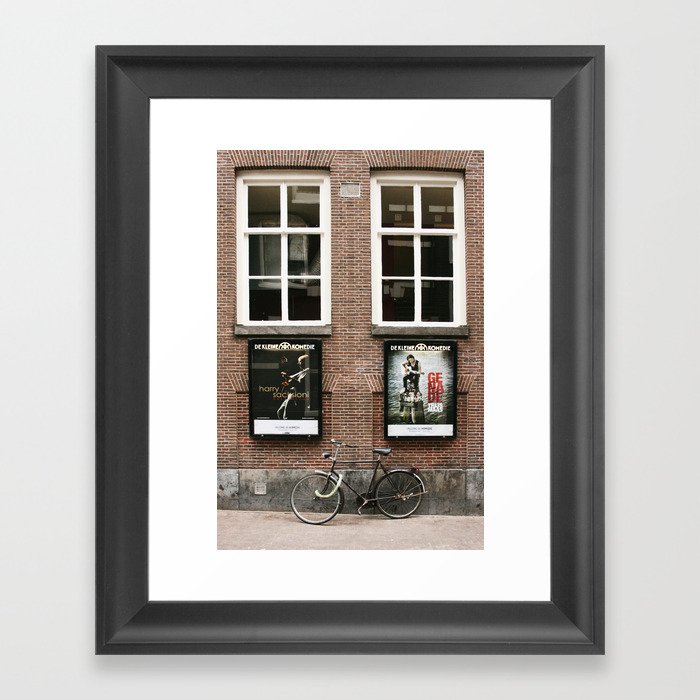 Life is like a bicycle Framed Art Print
