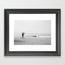 Surf Malibu Framed Art Print