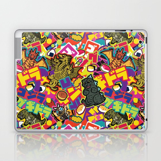Kaiju Graffiti Laptop & iPad Skin