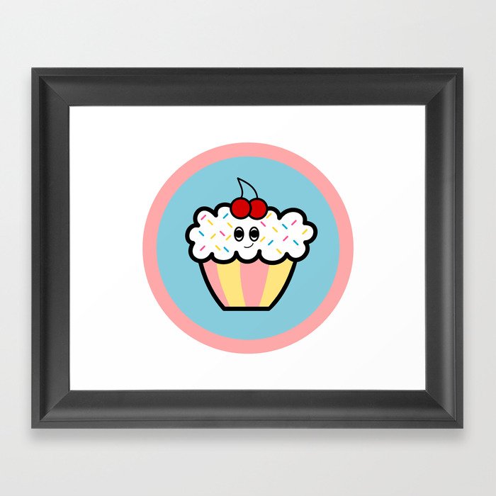 Cupcake Framed Art Print