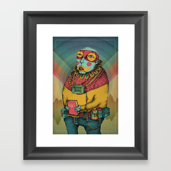 Holy Clown Framed Art Print