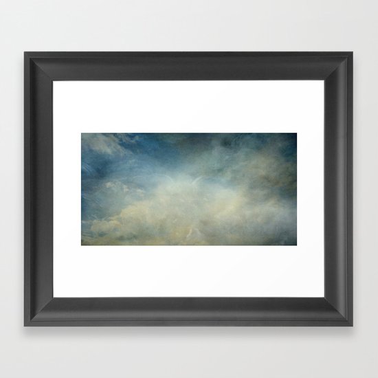 Drifting Clouds Framed Art Print