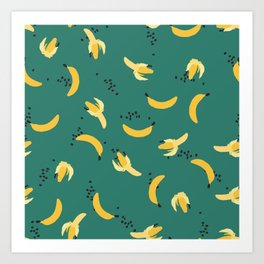 Banana time Art Print
