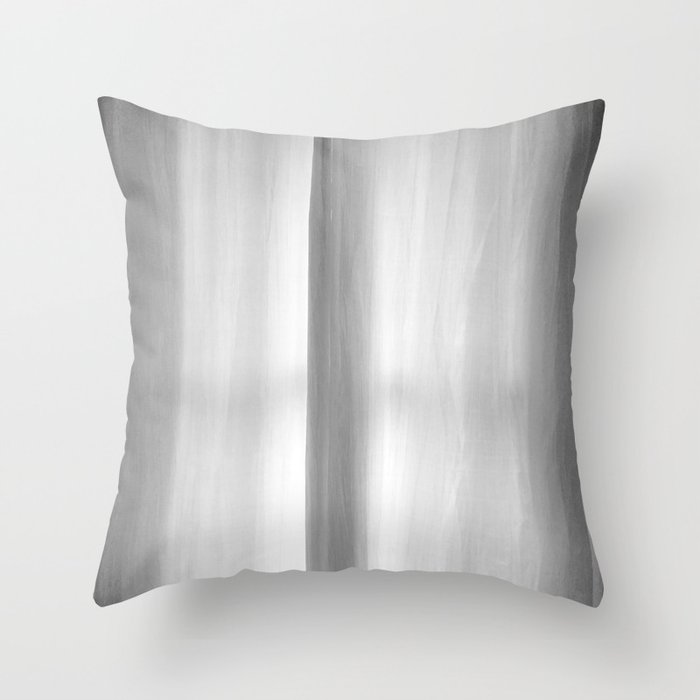 Curtains on a Rainy Afternoon Throw Pillow