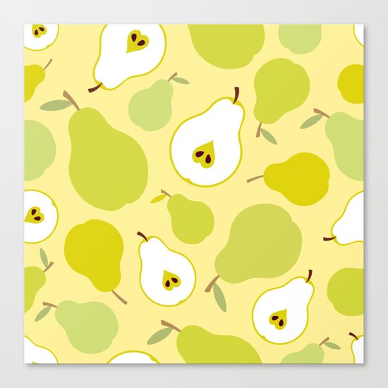 Honey pears Canvas Print