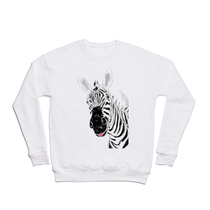 Zebra Crewneck Sweatshirt