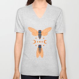 Cicadas V Neck T Shirt