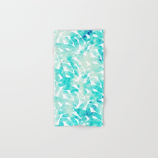 Painted Leaf Evolution #society6 #decor #buyart Hand & Bath Towel