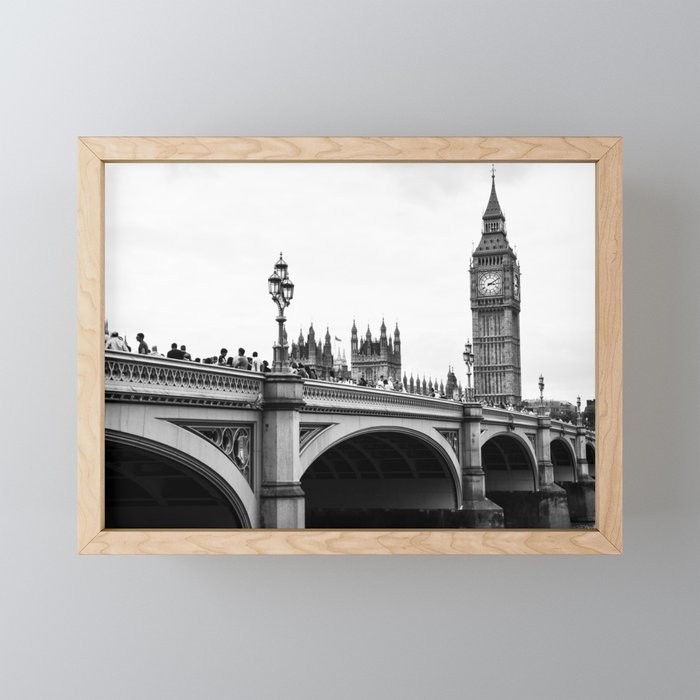 London Big Ben Framed Mini Art Print